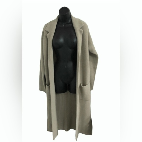 Jessica Simpson super soft & cozy light green sage long cardigan‎ duster size M - Picture 7 of 9
